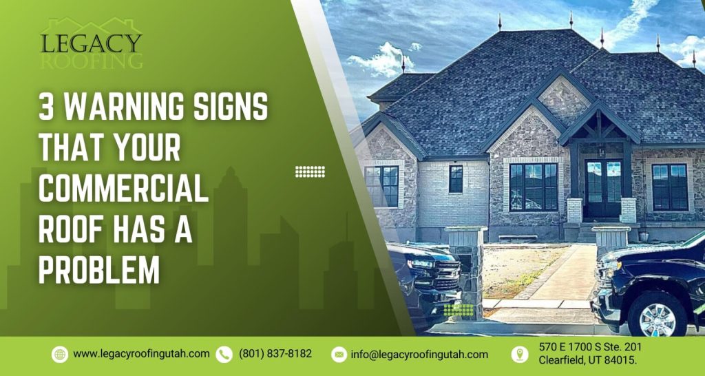 3 Warning Signs That Your Commercial Roof Has a Problem