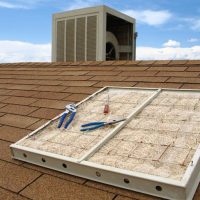 Swamp Cooler Removal and Roof Patching