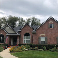 New asphalt shingle roof installed by Legacy Roofing in Clearfield, Utah.