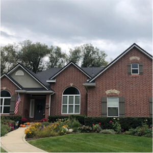 New asphalt shingle roof installed by Legacy Roofing in Clearfield, Utah.