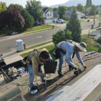 New asphalt shingle roof installation by Legacy Roofing on a home in Ogden, Utah.
