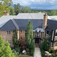 Shingle roof replacement performed by Legacy Roofing in North Ogden, Utah.